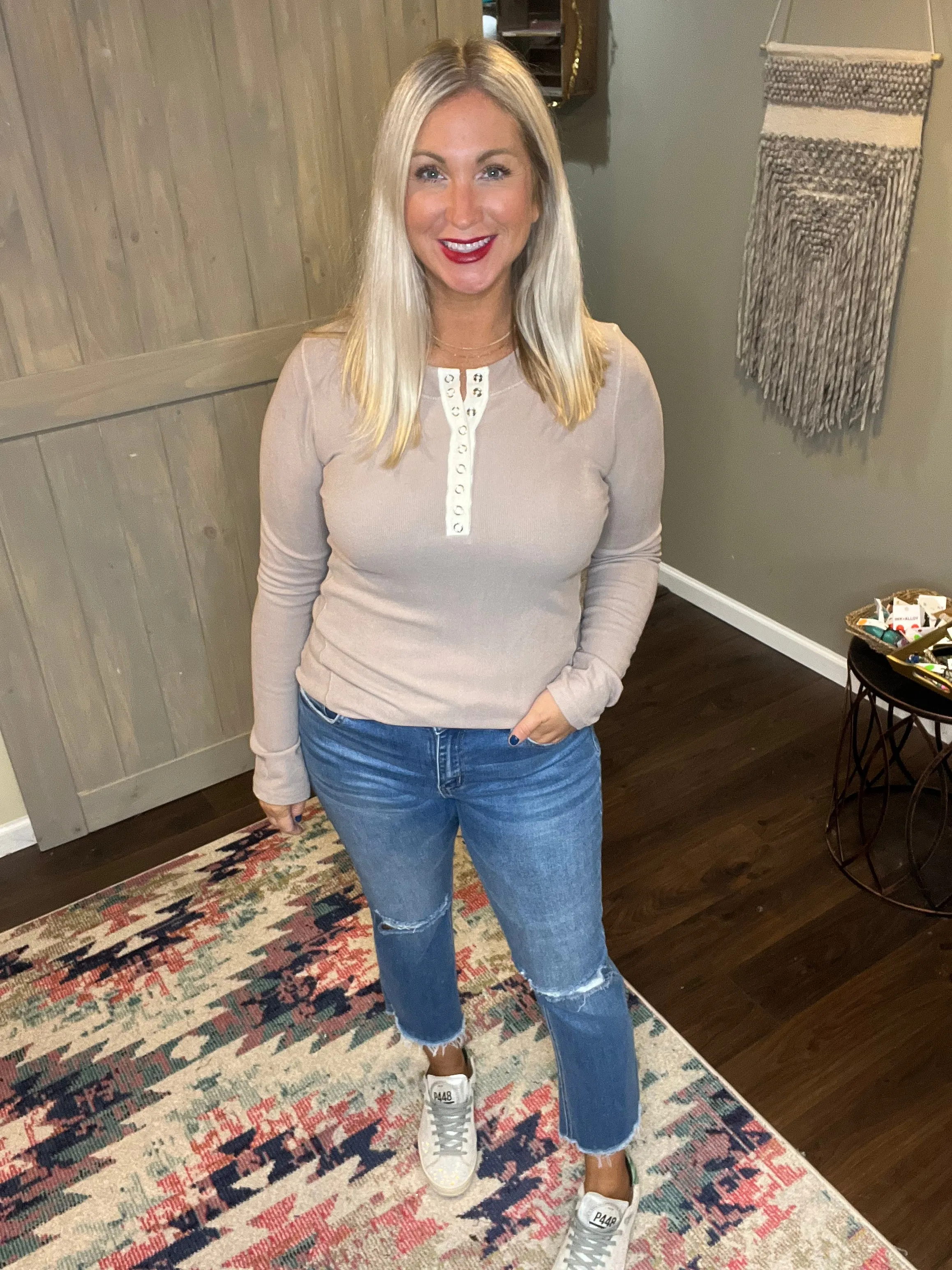 Striped Henley
