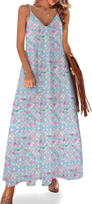 Succulents Pattern Long Dress Woman Fit Gowns V Neck Wrap Maxi Skirts Summer Gown Working Dresses