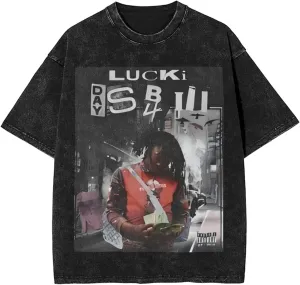 T Shirts for Men Over Sized Loose Fit T-Shirt Heavy Cotton Washed Vintage Tee Unisex Shirts