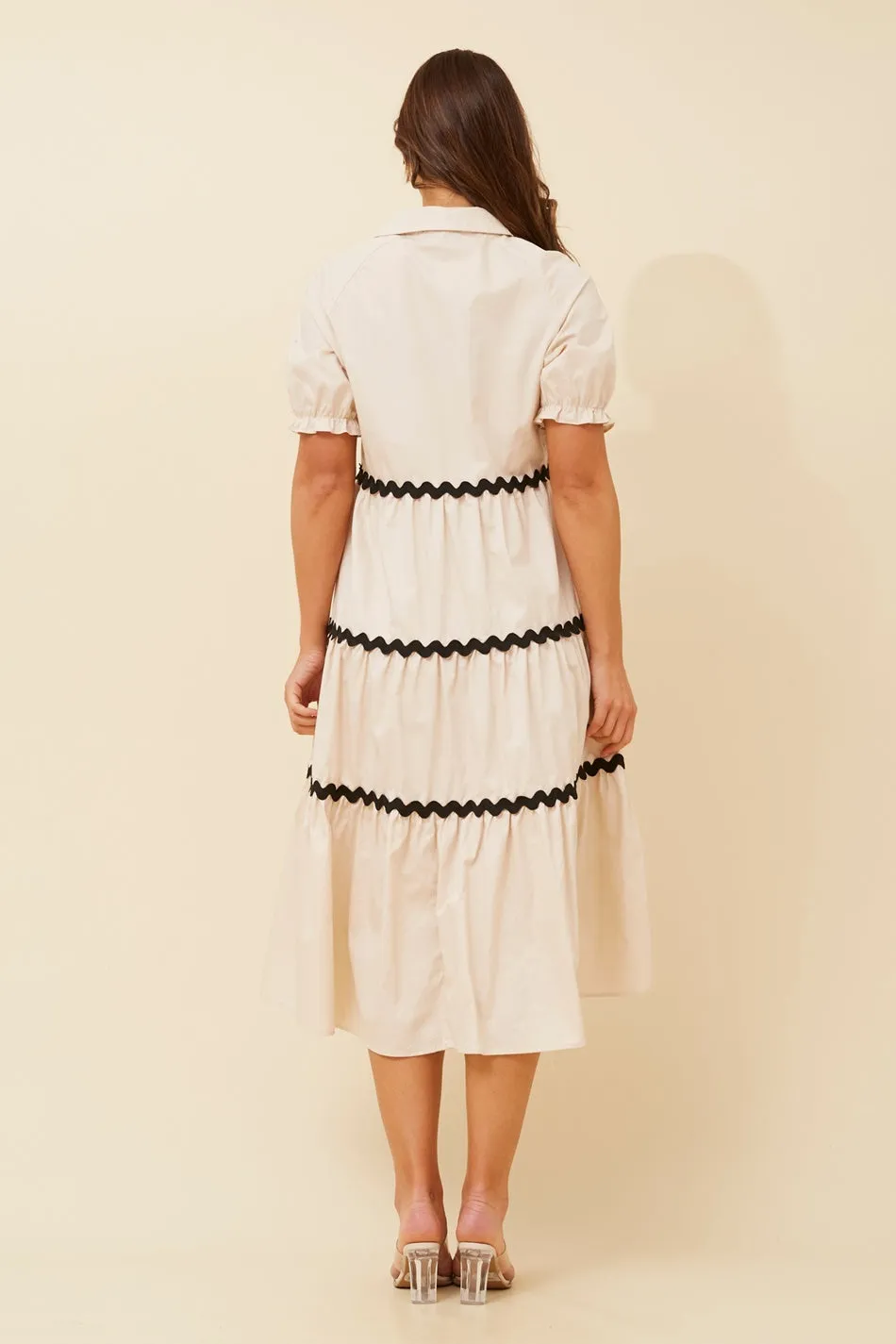 TIFFANY RIC RAC SHIRT DRESS