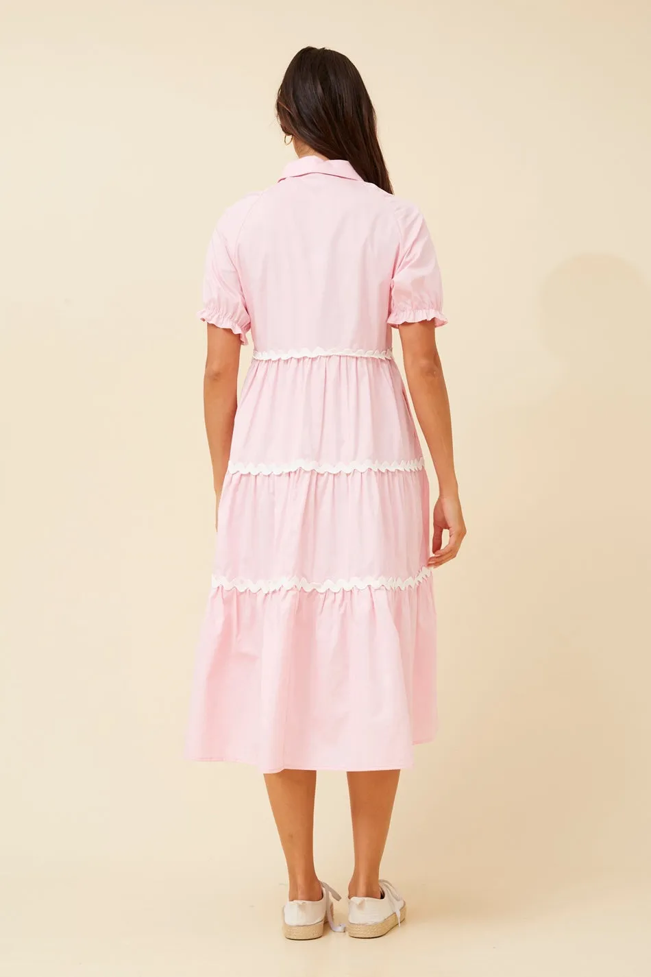 TIFFANY RIC RAC SHIRT DRESS