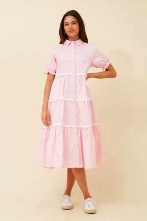 TIFFANY RIC RAC SHIRT DRESS