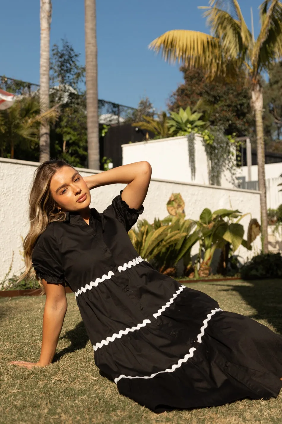 TIFFANY RIC RAC SHIRT DRESS