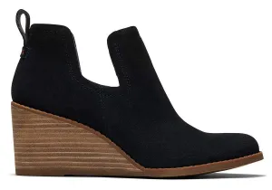 TOMS Womens Kallie Suede Boots - Black