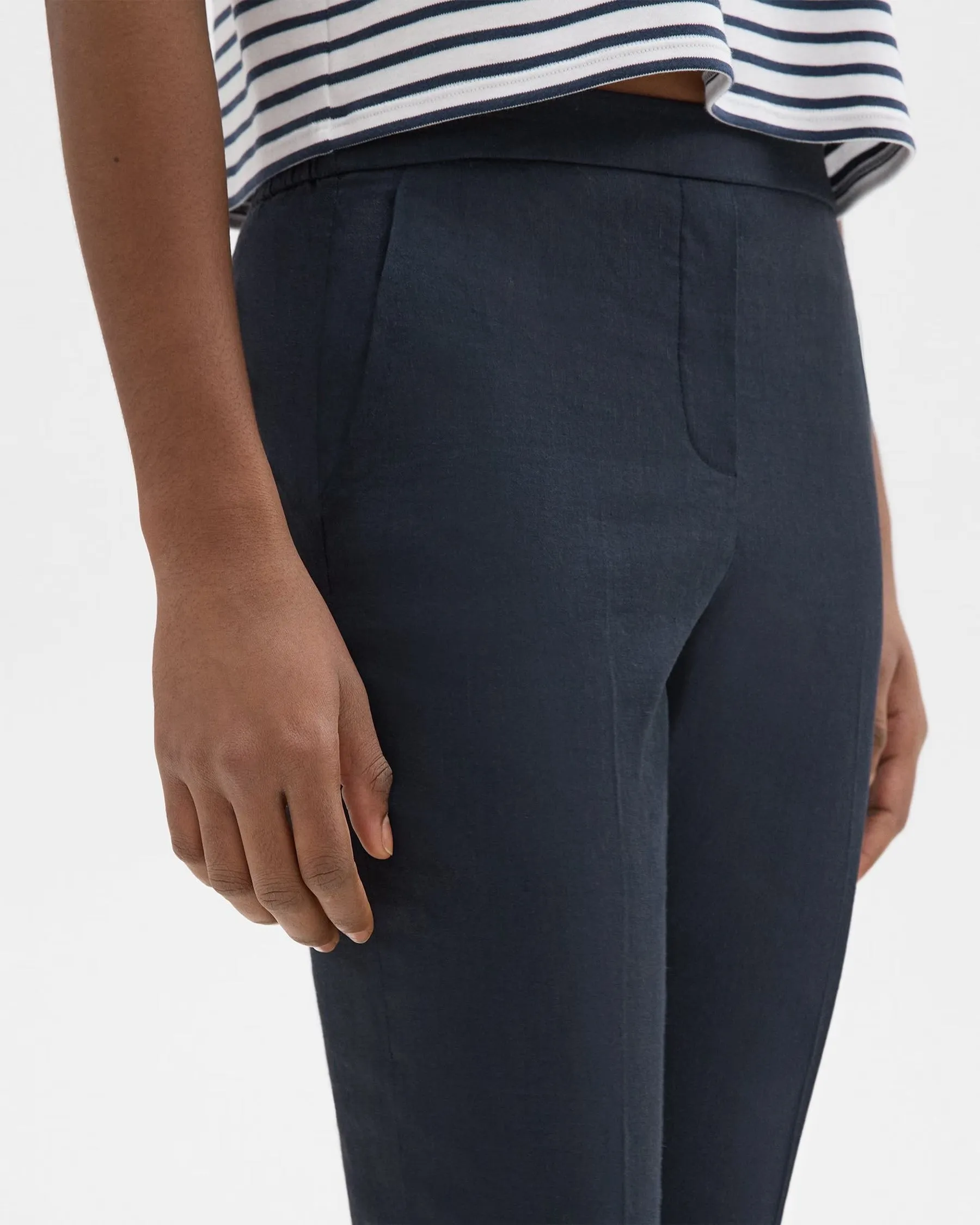 Treeca Pull-On Pant in Good Linen