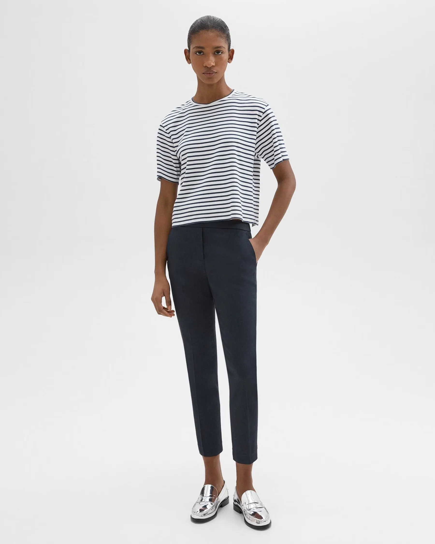 Treeca Pull-On Pant in Good Linen