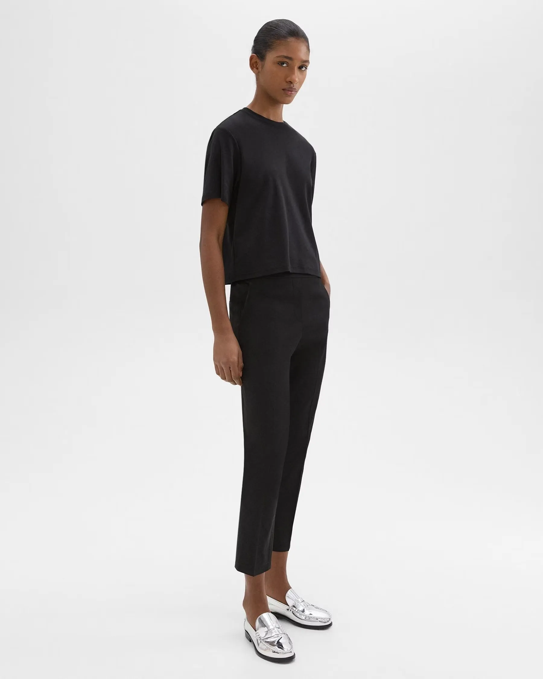 Treeca Pull-On Pant in Good Linen