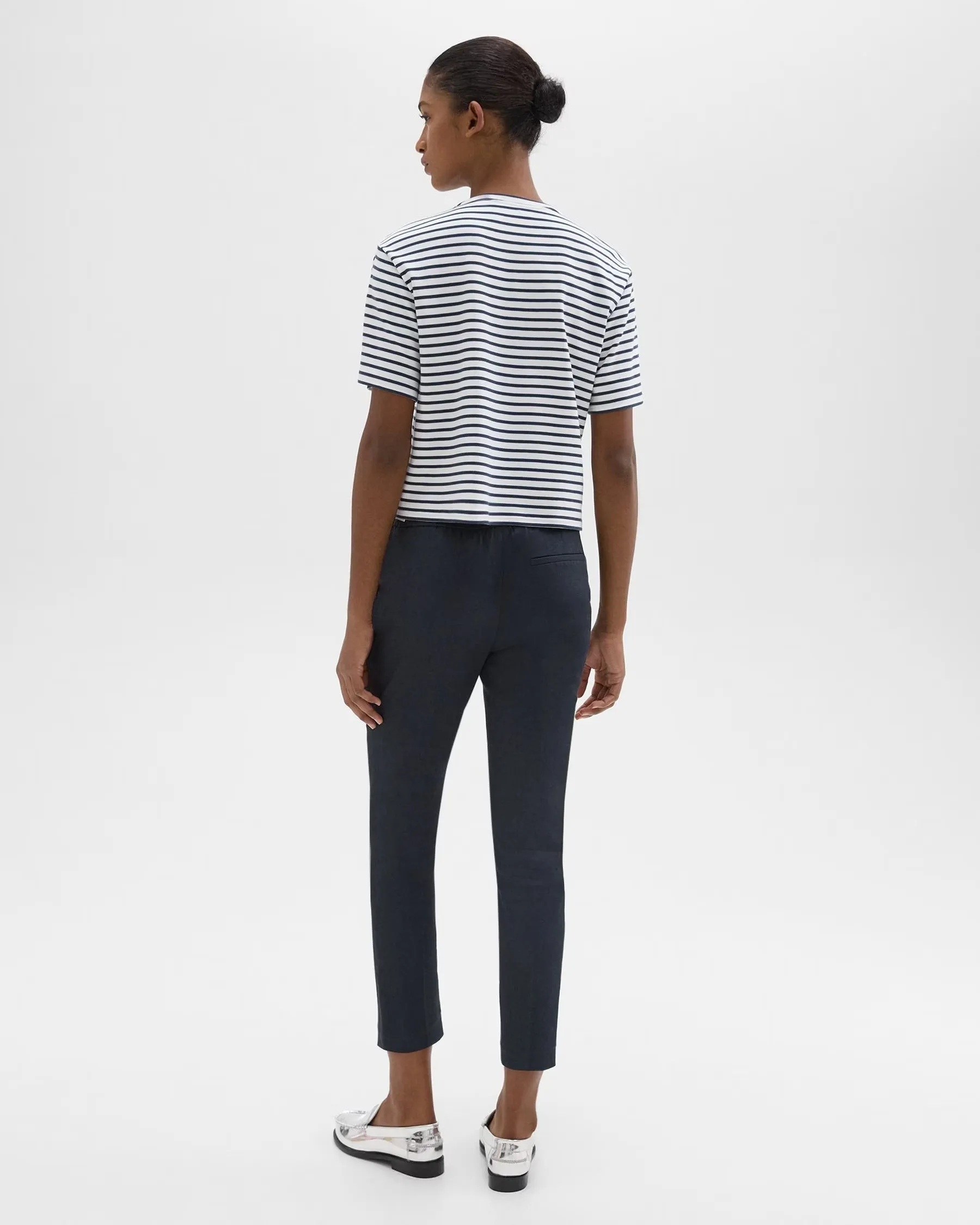 Treeca Pull-On Pant in Good Linen