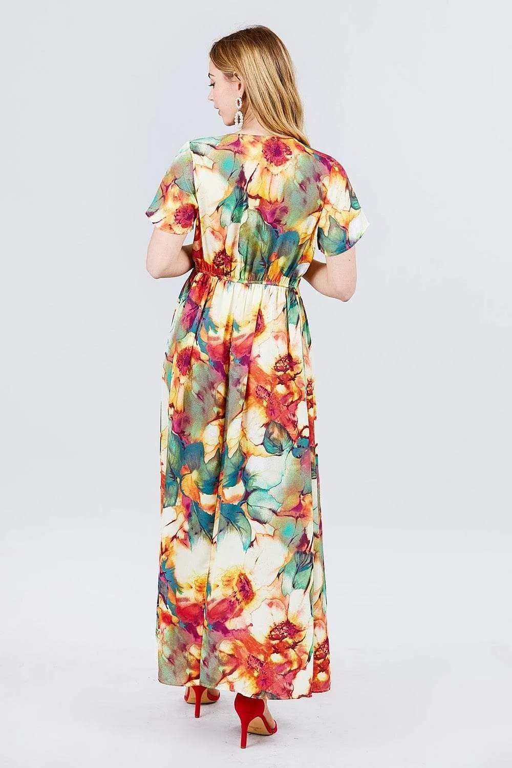 V-Neck Floral Dress | Affordable Floral Dresses
