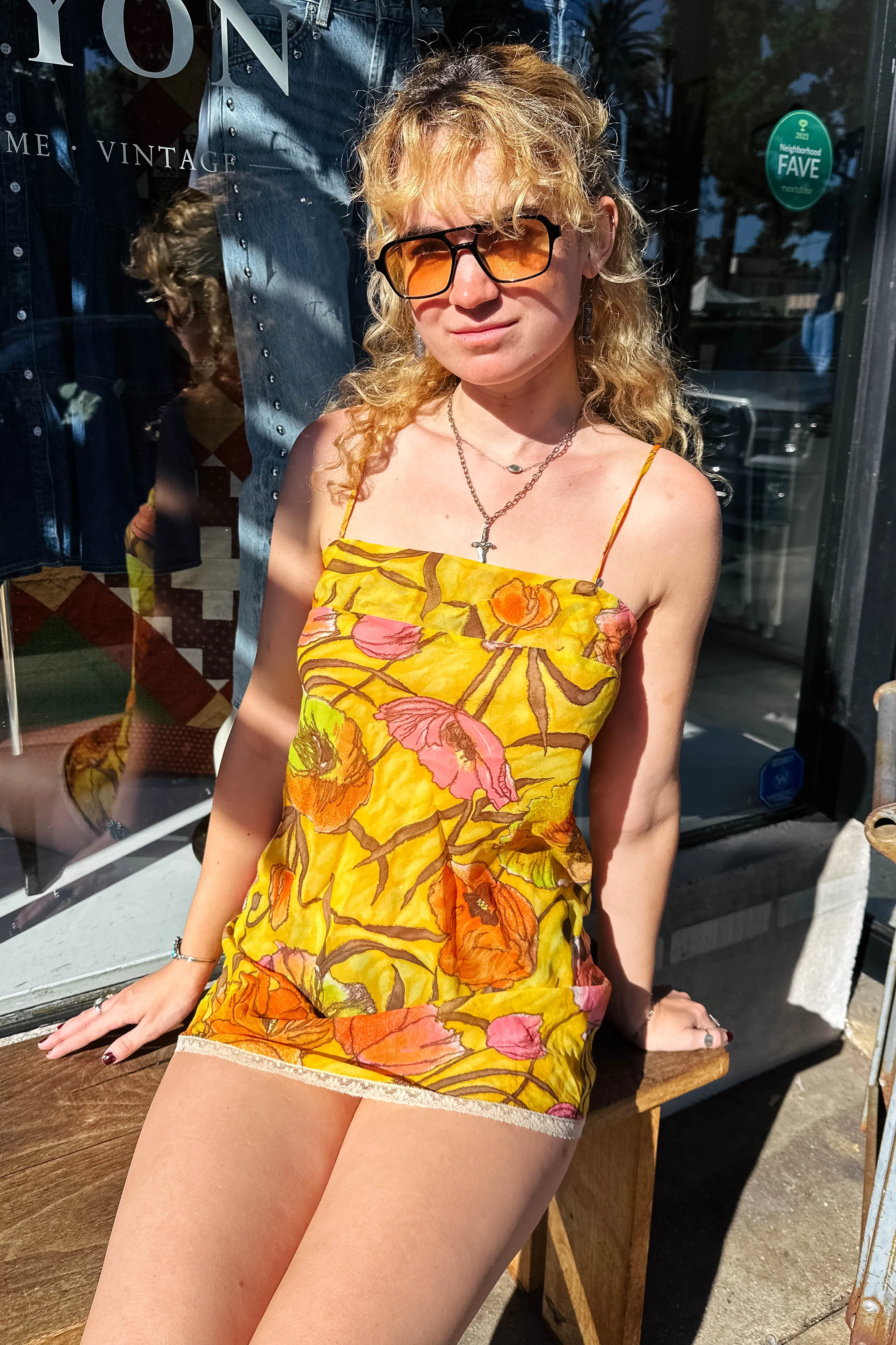 Vintage Poppy Slip
