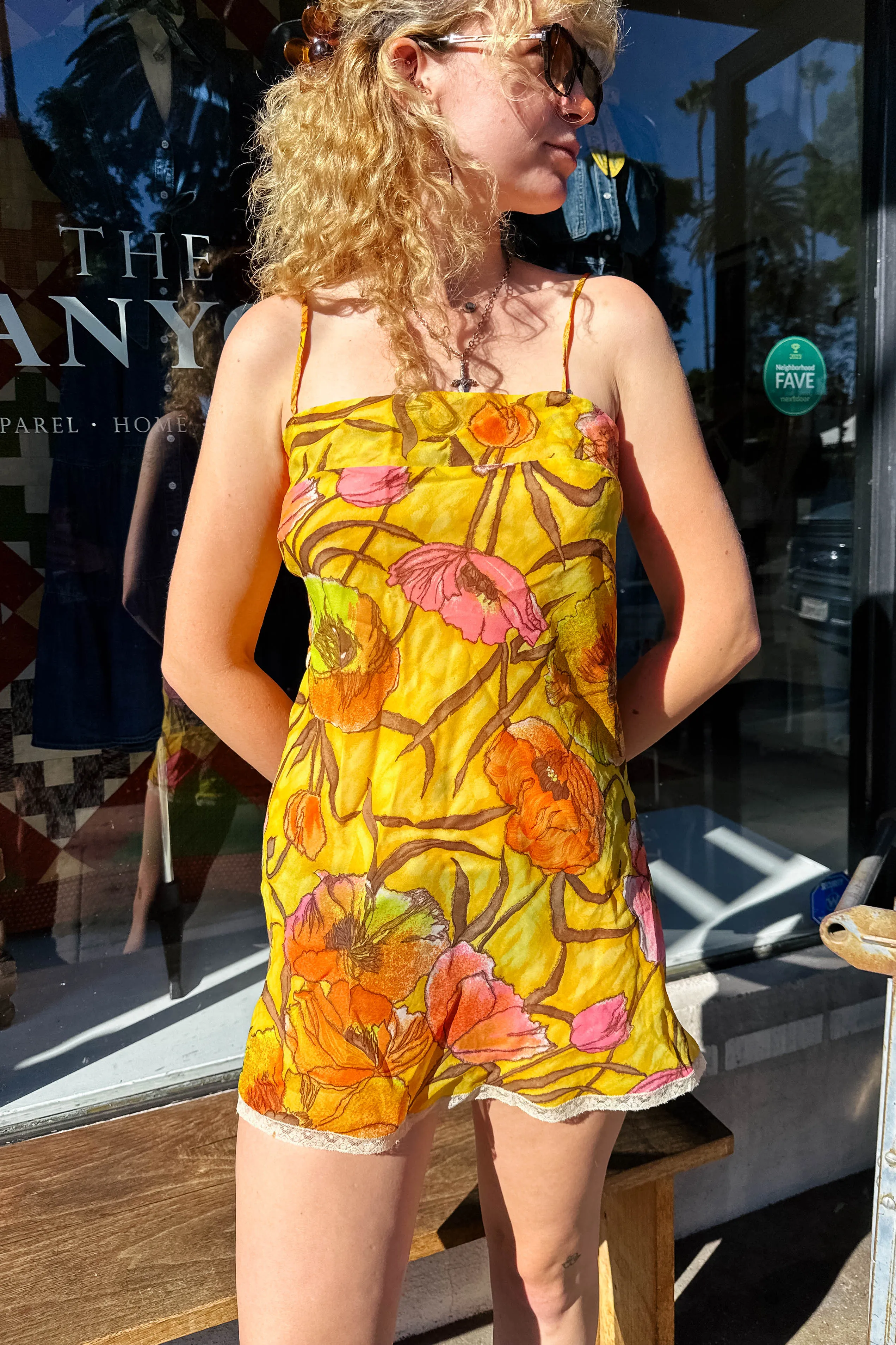 Vintage Poppy Slip