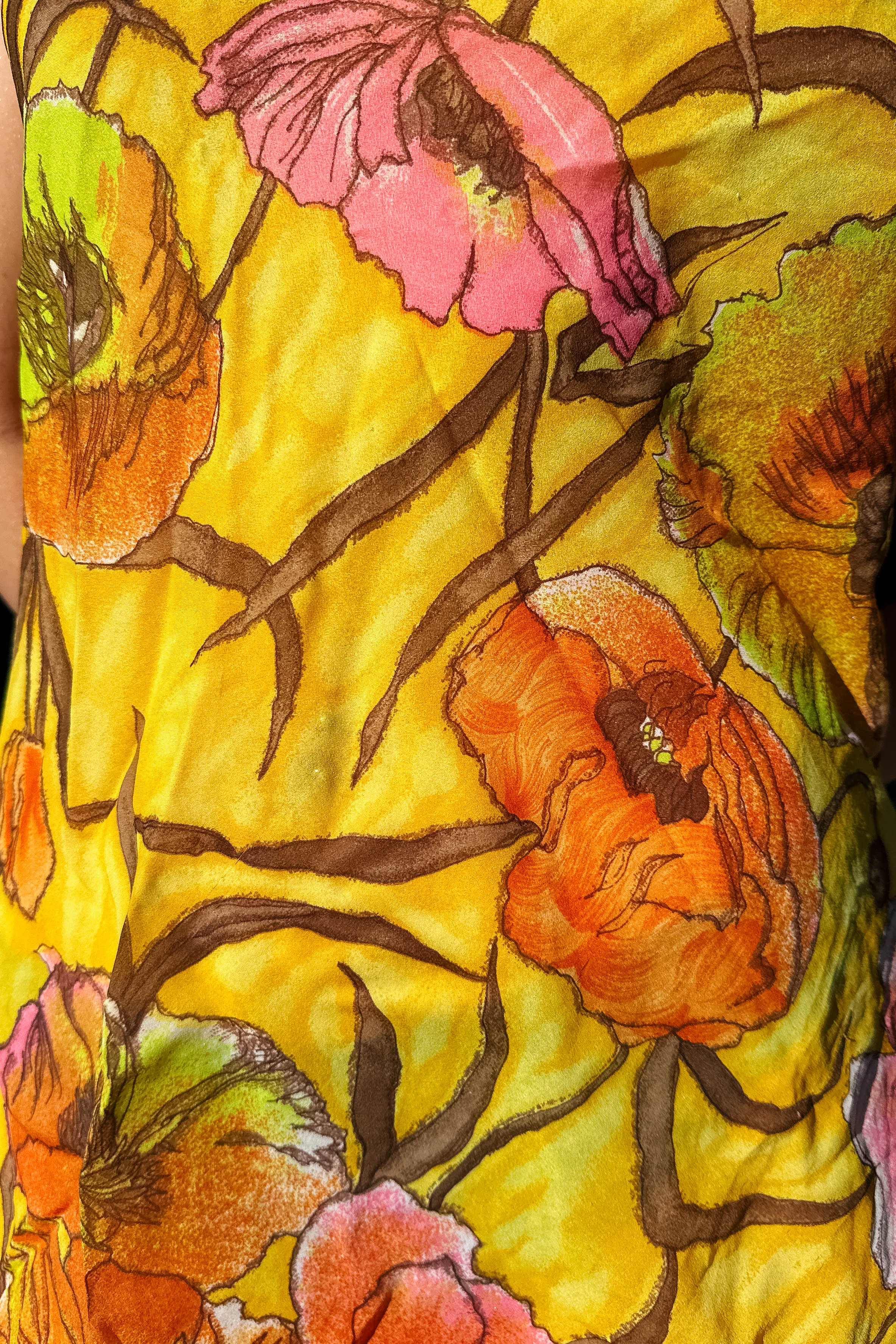 Vintage Poppy Slip