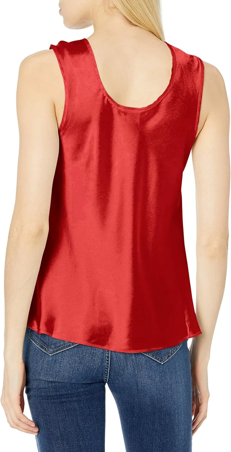 Women's Charmeuse Camisole with Medallion Lace