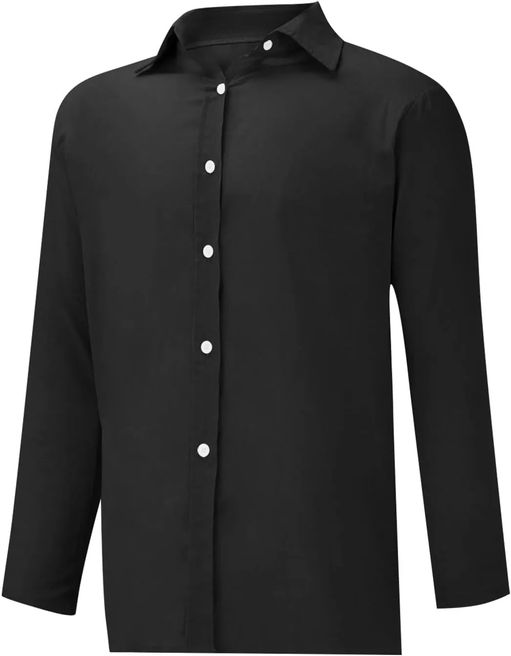 Womens Cotton Linen Shirts with Pockets Long Sleeve Button Down Oversized Tshirts Ladies Vacation Beach Work Tops