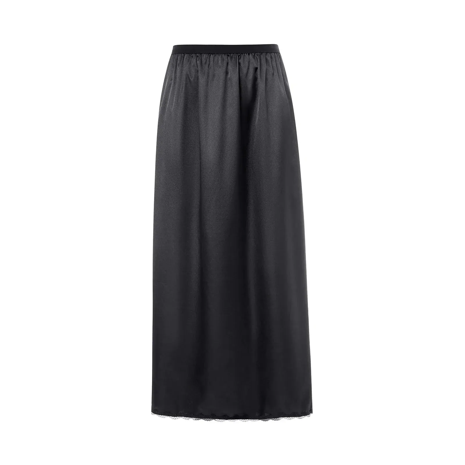 Women's Half Slip Underskirt Elastic Waist Lining Midi Skirt S M L XL XXL