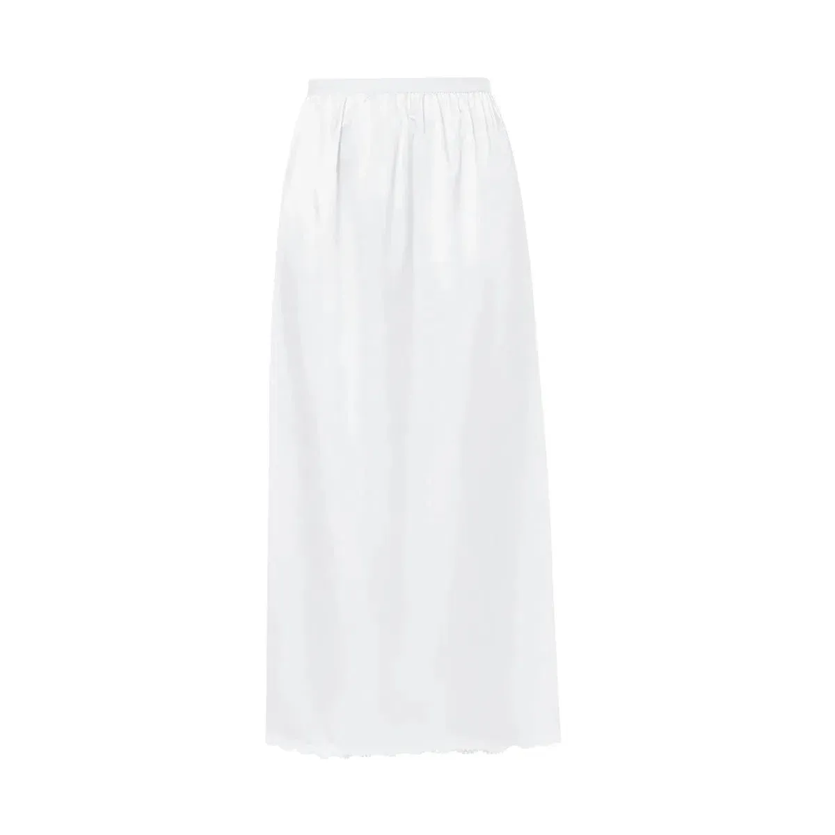 Women's Half Slip Underskirt Elastic Waist Lining Midi Skirt S M L XL XXL