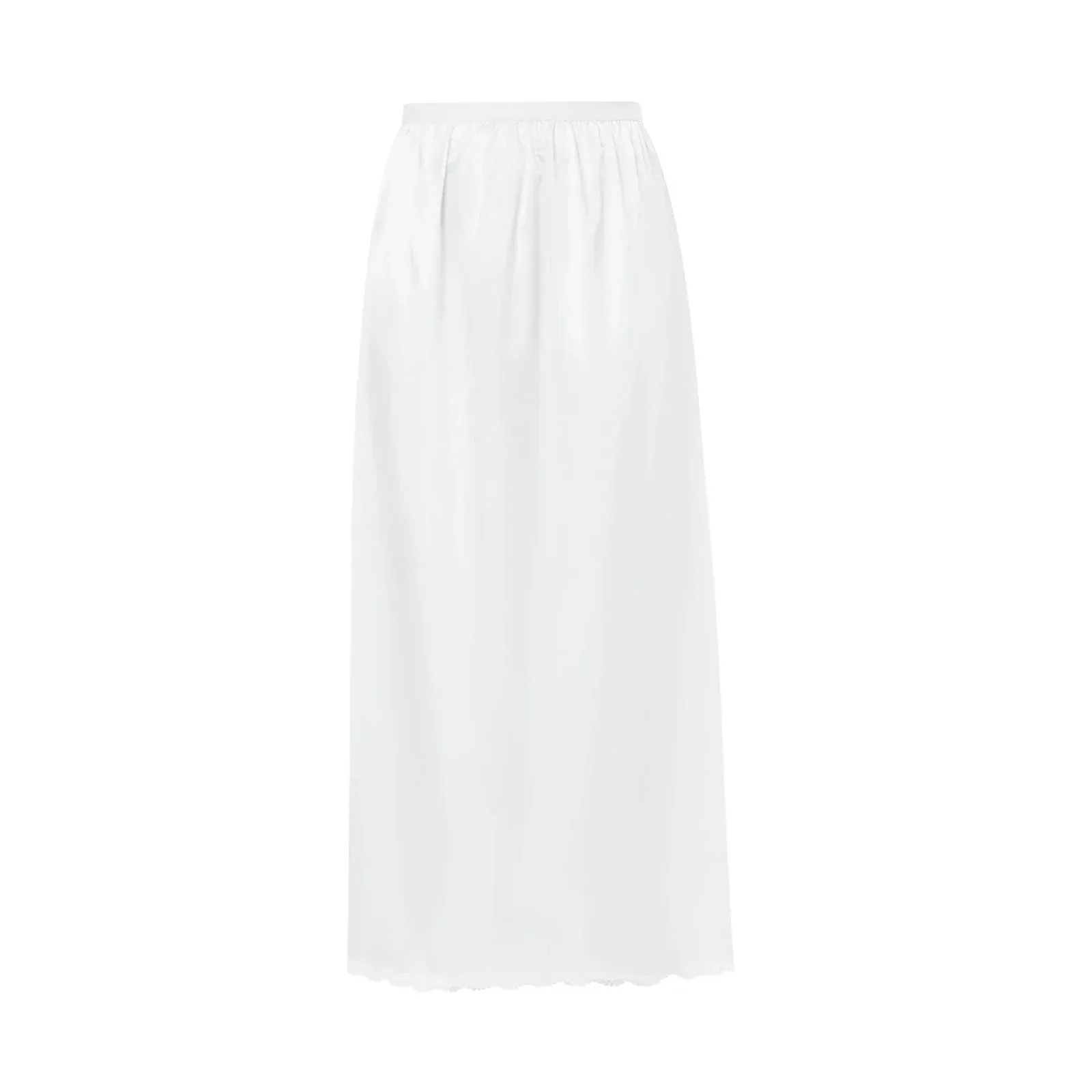 Women's Half Slip Underskirt Elastic Waist Lining Midi Skirt S M L XL XXL