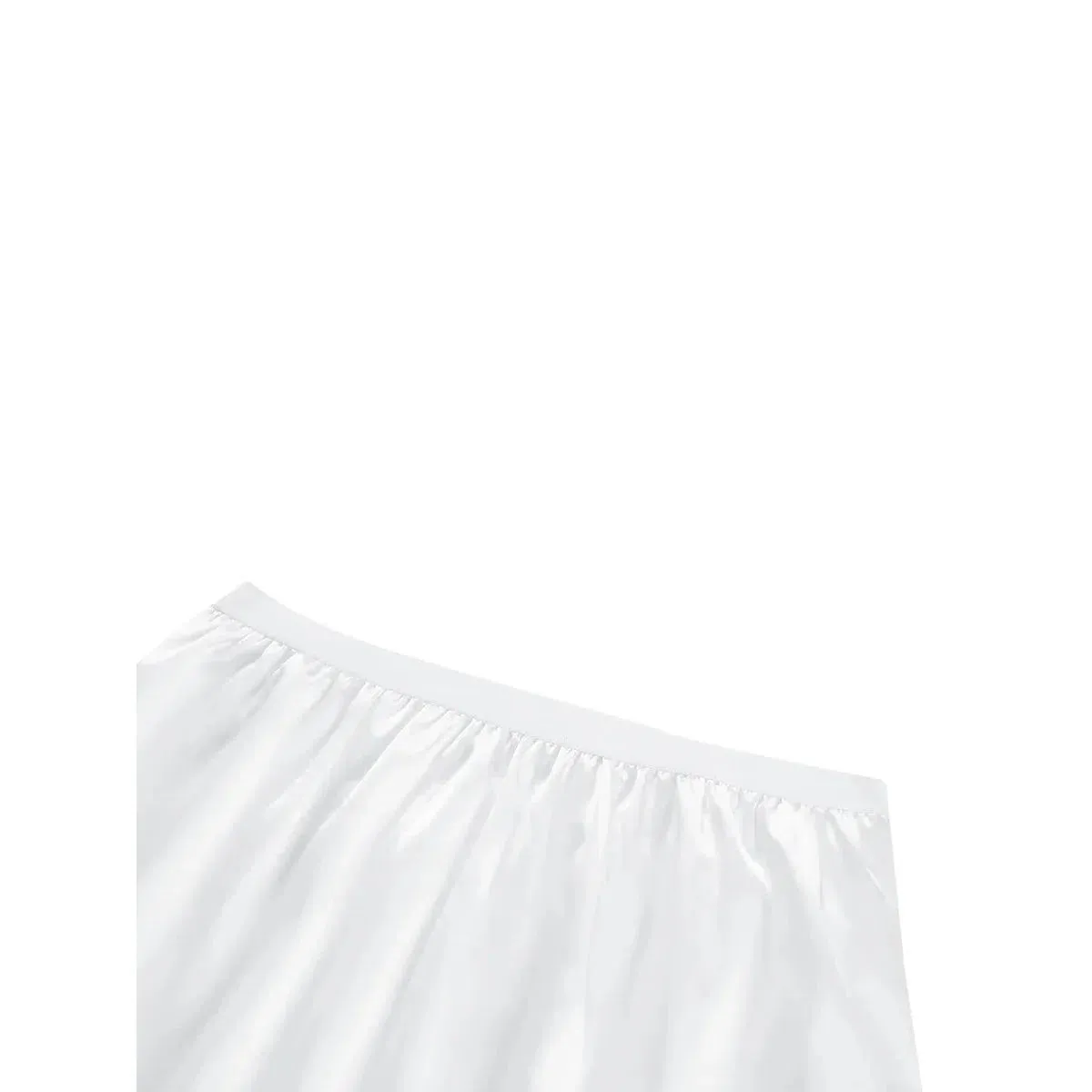 Women's Half Slip Underskirt Elastic Waist Lining Midi Skirt S M L XL XXL