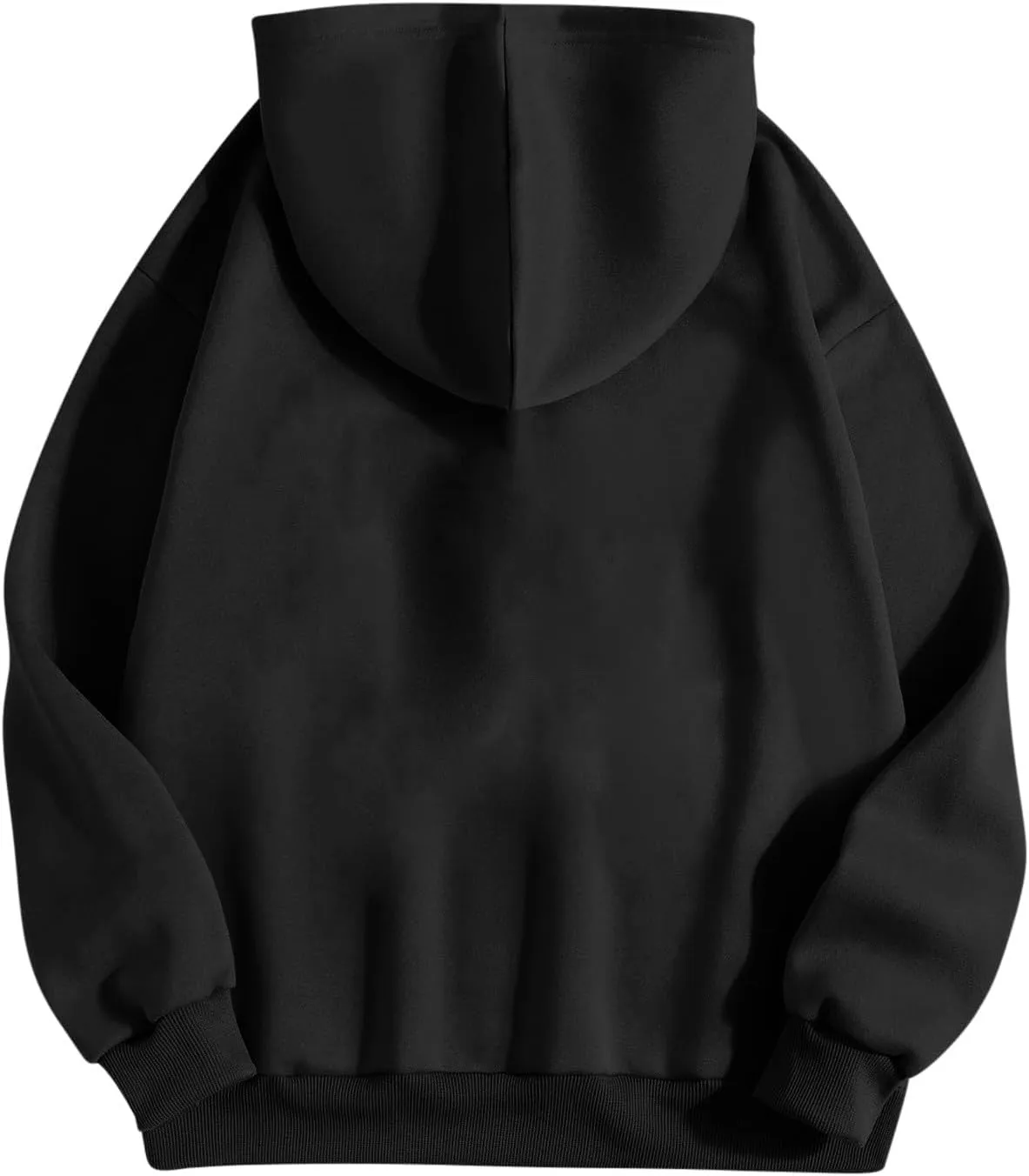Women's Oversized Hoodies Long Sleeve Simple Solid Color Hooded Pullover Trendy Fleece Sweatshirts with Pocket