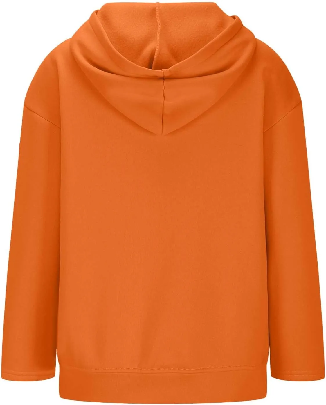 Womens Solid Fleece Hooded Sweatshirts Oversized Casual Fall Winter Pullover Hoodies 2024 Baggy Long Sleeve Tops 2024
