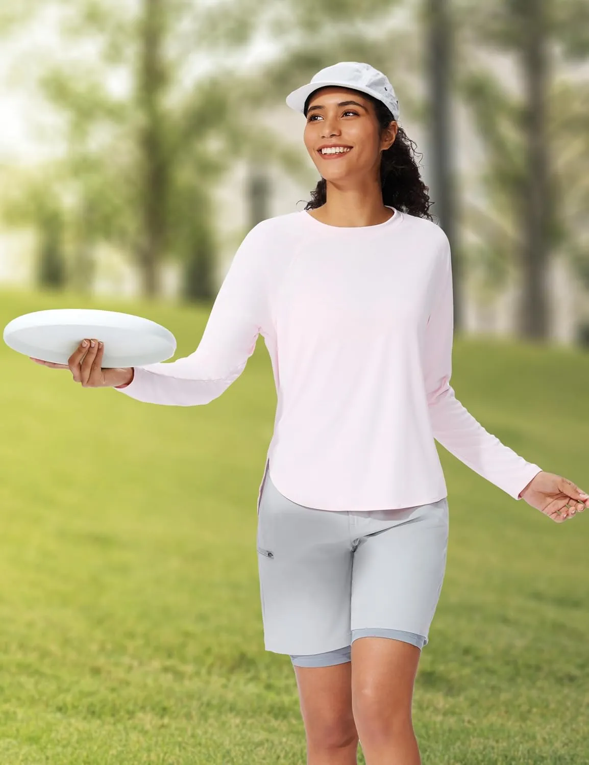 Women's Sun Shirts UPF 50  Long Sleeve Uv Protection Shirts Lightweight Quick Dry SPF Clothing Outdoor Hiking Tops