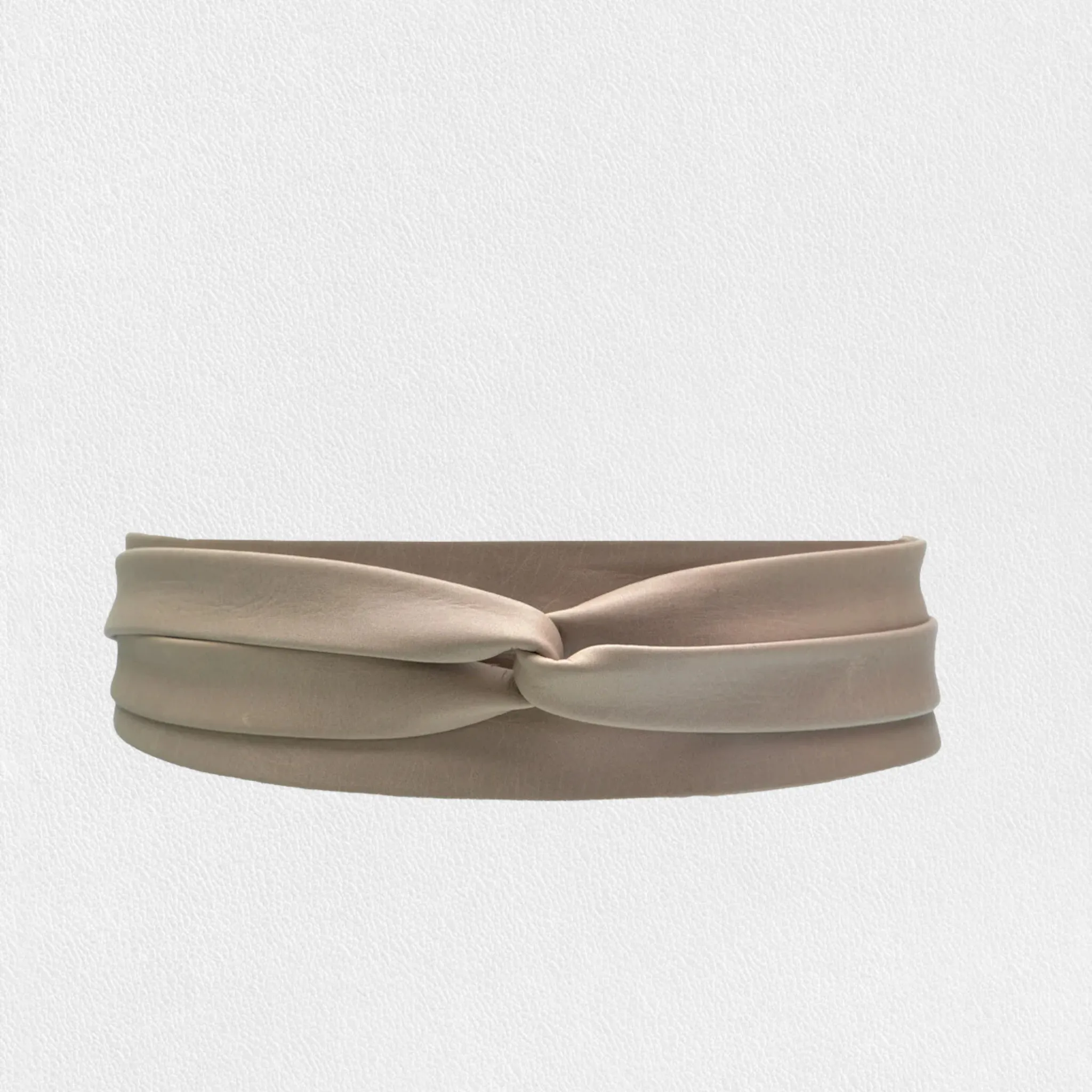 WRAP BELT IN TAUPE