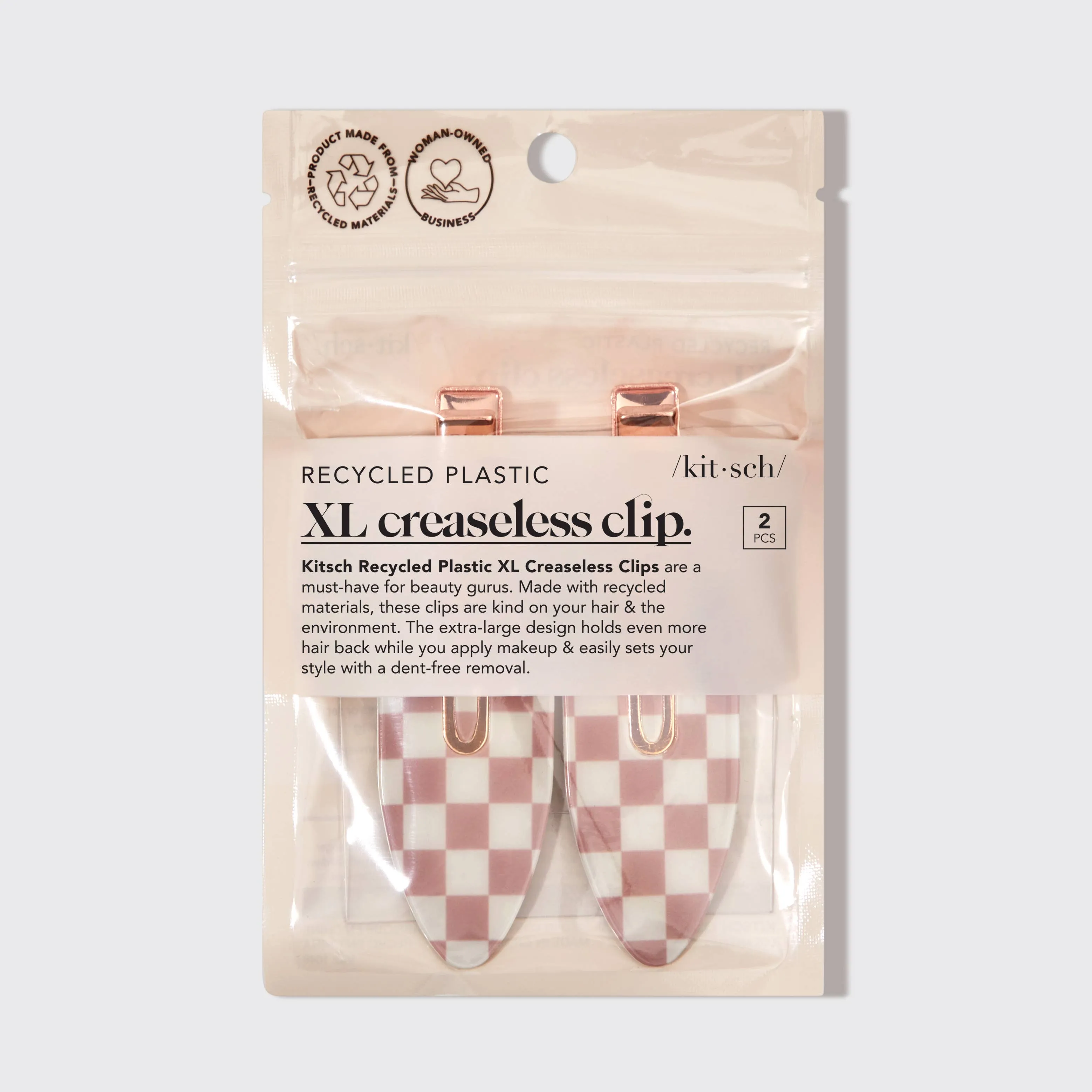 XL Creaseless Clips 2pc Set | Terracotta
