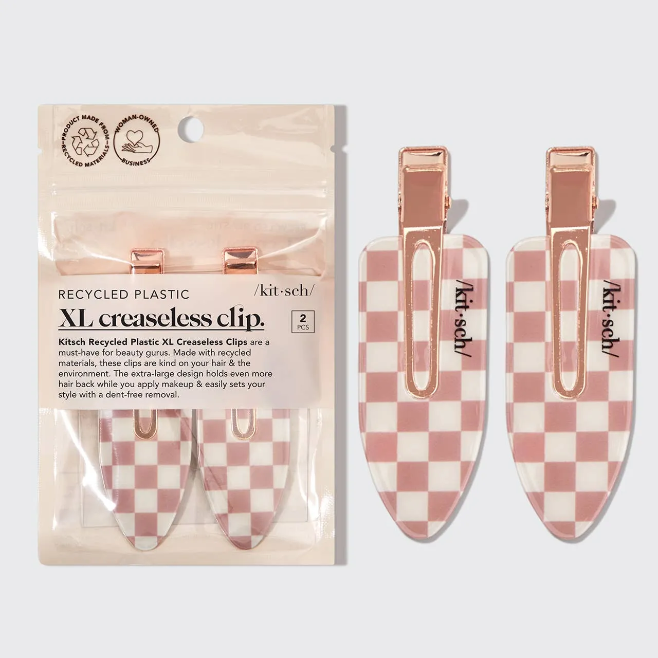XL Creaseless Clips 2pc Set | Terracotta