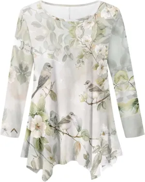 YEXIATODO Plus Size Womens Tops Tunic Tops for Women Loose Fit S-3XL