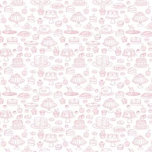 Yummy Scrummy Day - Pink Patisserie by Belle & Boo for Michael Miller