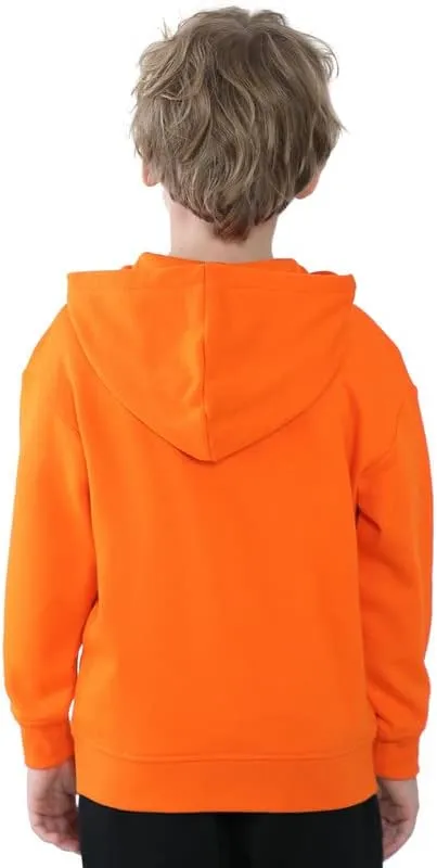 Zip up Hoodie Kids Fleece Hooded Sweatshirts for Boys Girls Toddlers Hooded Full Zipper Jacket Shirt 3-12Y